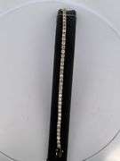 CERTIFIED 14K YELLOW GOLD DIAMOND TENNIS BRACELET
