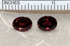 Juicy Natural Rhodolite Pair