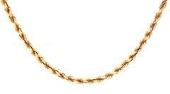 Popular 14K YG Silk Rope Necklace