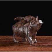 Cast Iron Flying Pig Paperweight
