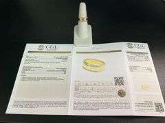 CERTIFIED BRAND NEW 14K YELLOW GOLD DIAMOND BAND