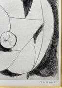 Rare Marino Marini Signed Etching Edition of 50, 1968