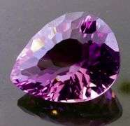 Top tier 14.54ct concave cut Amethyst