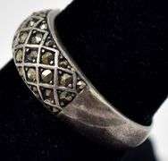 Marcasite Band Ring in Sterling Silver