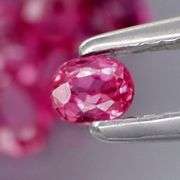 Collectors 4.02ct violet red Ruby set -Untreated!!!