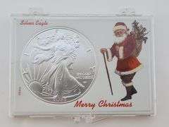 2025 Merry Christmas Silver Eagle