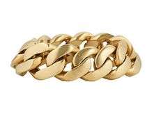 0.18ctw Diamond Accent Curb Link Ring in 18K