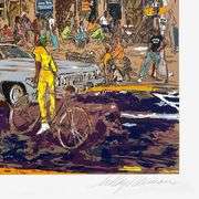 Harlem Streets by LeRoy Neiman (1921-2012)