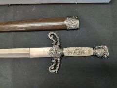 New Masonic Ceremonial Dagger With Scabbard