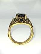 Men's 14 Kt Yellow Gold Plate 3.5 Ct Lab Simulated Diamond Ring