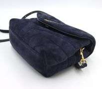 YSL Loulou Toy Suede Midnight Blue Crossbody