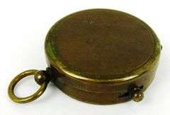 Early German Compass in Case - Works