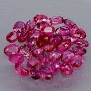 Superb color! 3.33ct set of top violet red Rubies -UNTREATED!