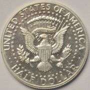 1964 Accent Hair Variety Proof Kennedy Half Dollar