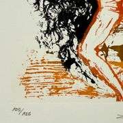 Rare Pencil Signed Salvador Dali Original Aquatint from 'Eight Mortal Sins', 1966