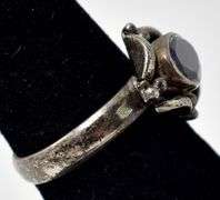 Bluish-Purple Gemstone Ring in Sterling Silver