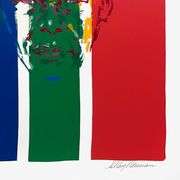 President Nelson Mandela by LeRoy Neiman (1921-2012)
