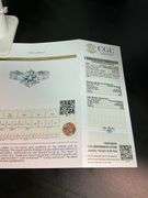 CERTIFIED BRAND NEW 14K WHITE GOLD DIAMOND ENGAGEMENT RING . 8.53 CARATS