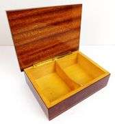 Vintage Italian Inlaid Wood Card Box