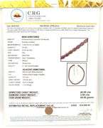 Amazing 40.00CTW Emerald-Cut Ruby & 3.50CTW Diamond Necklace in 14K Yellow Gold Over Sterling Silver