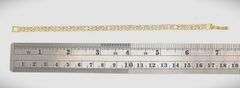 18 Kt Yellow Gold Plated 7.25 Ctw Lab Simulated Diamond Tennis Bracelet