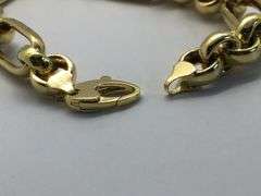 14K Yellow Gold Vintage Cuban Link Bracelet