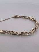 CERTIFIED 14K GOLD AND DIAMOND BRACELET