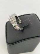 CERTIFIED PLATINUM AND DIAMOND RING.