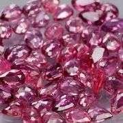 Amazing! Untreated! 4ct pear cut Ruby set!