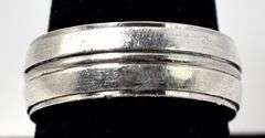 Simple Thick Band Ring in Sterling Silver