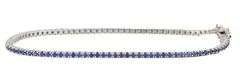 Kwiat 1.20ctw Sapphire Tennis Bracelet in 18K