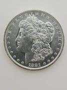 1881 O Morgan Silver Dollar, UNC