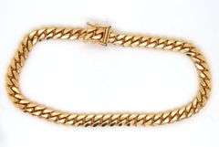 Heavy 10k yellow Man's Link Bracelet