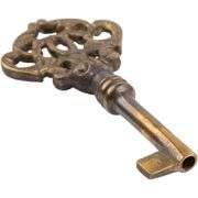 Solid Brass Skeleton Key