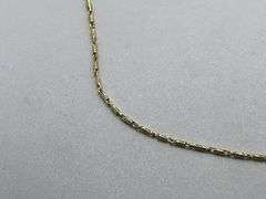 14K Yellow Gold Mini Riviera Lab Diamond Necklace