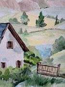 Peaceful vista with soulful depth by Ruti Ruti Stein L'Isle sur la Sorgue