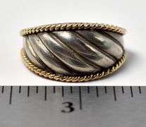 Textured Band Ring in Sterling Silver