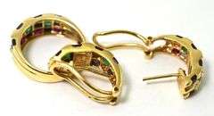 Levian 18K Yellow Gold Sapphire, Ruby, Emerald Set