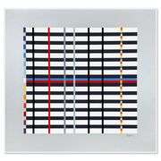 Hommage du Mondrian (Silver) by Yaacov Agam