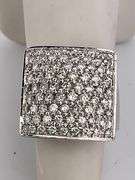 CERTIFIED 18K WHITE GOLD DIAMOND RING