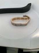 CERTIFIED BRAND NEW 14K YELLOW GOLD DIAMOND BRACELET. 15.2 CARATS