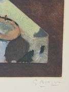 Exclusive Georges Braque Signed Etching and Aquatint Framed, c.1950