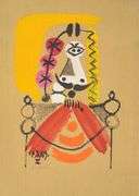 Exclusive Pablo Picasso Lithograph Proof from Imaginary Portraits, 1969