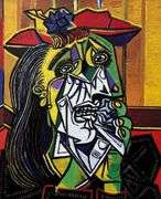 Vintage Pablo Picasso, Weeping Woman