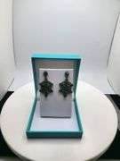 Handmade Elegant Earrings with 11.0ct Natural Colombian Emeralds & 1.5ct Diamond Accents