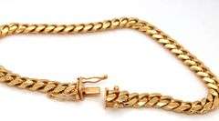 Heavy 10k yellow Man's Link Bracelet