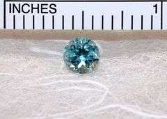 Cerulean Blue Zircon