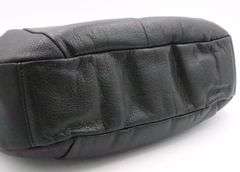 Brighton Blk Leather Shoulder Bag