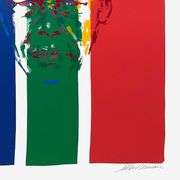 President Nelson Mandela by LeRoy Neiman (1921-2012)