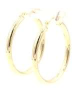 14kt Yellow gold hoop earrings